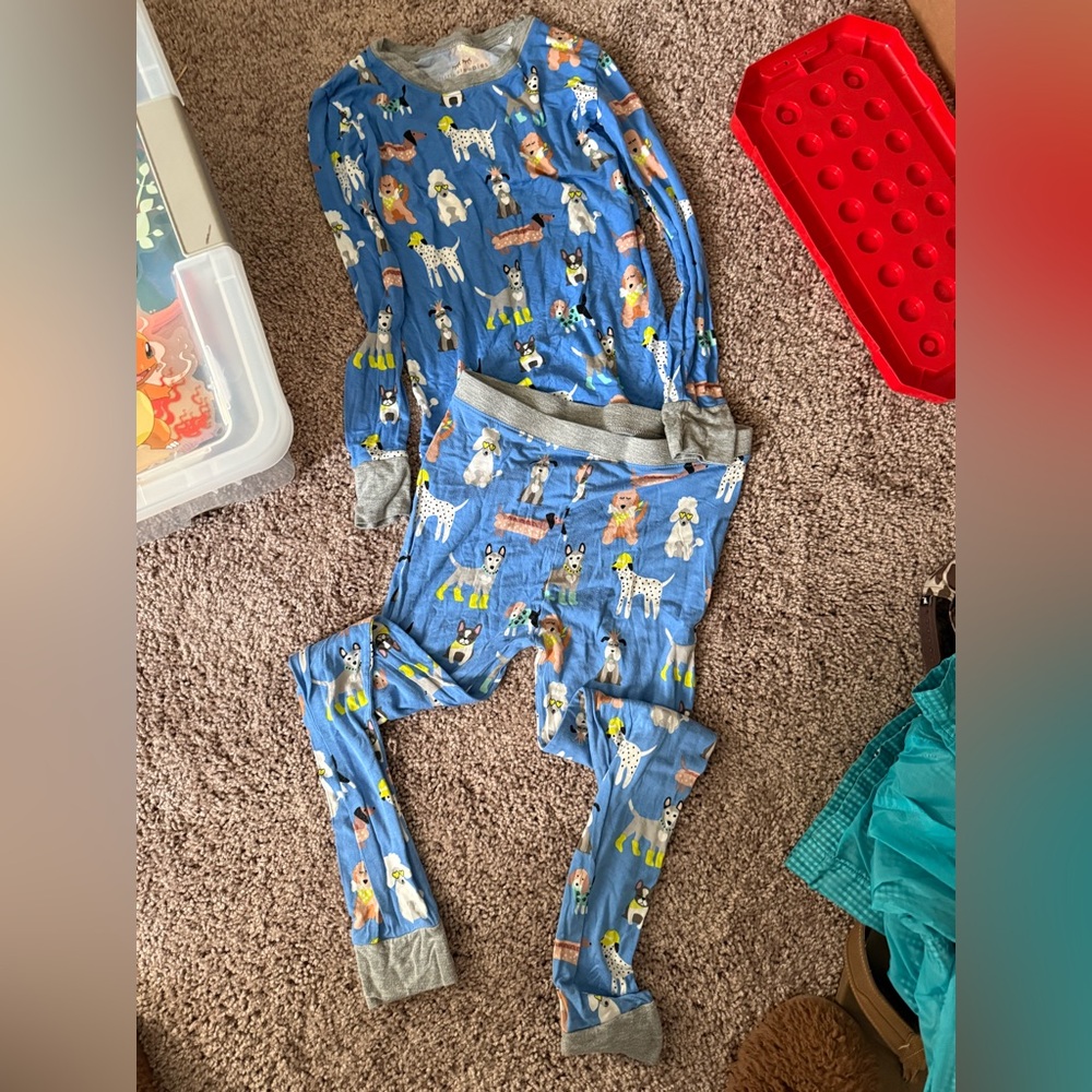 Little Sleepies Blue Kids Pajama Set